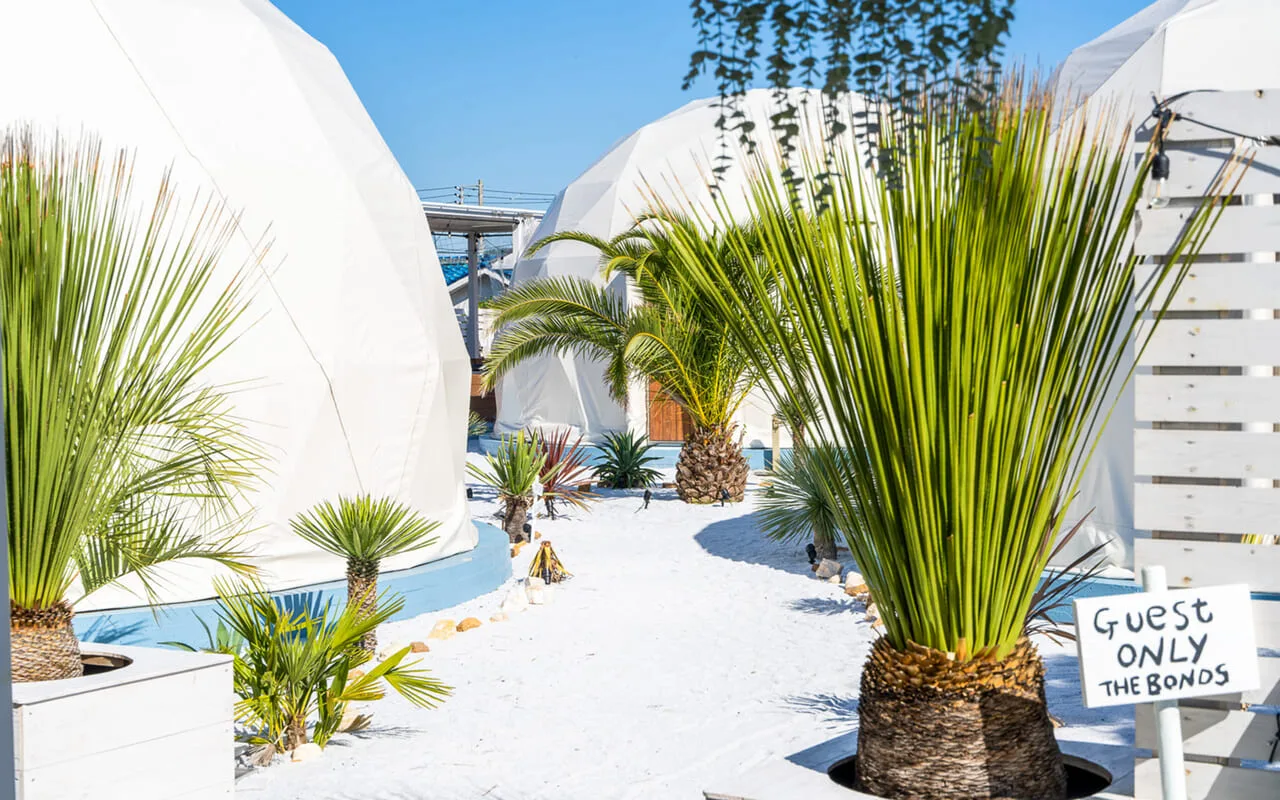 THE BONDS Beach SPA Resort Glamping in Japan
