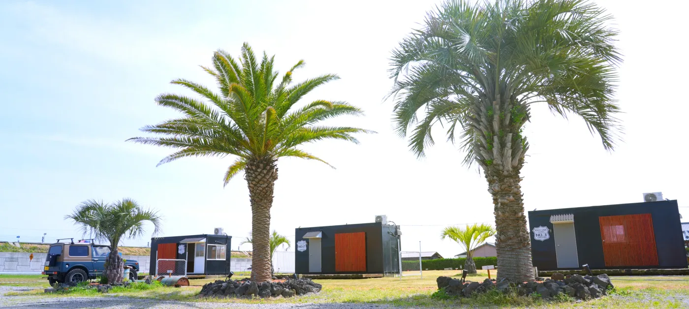 Beach Camp Kujuukuri in Japan