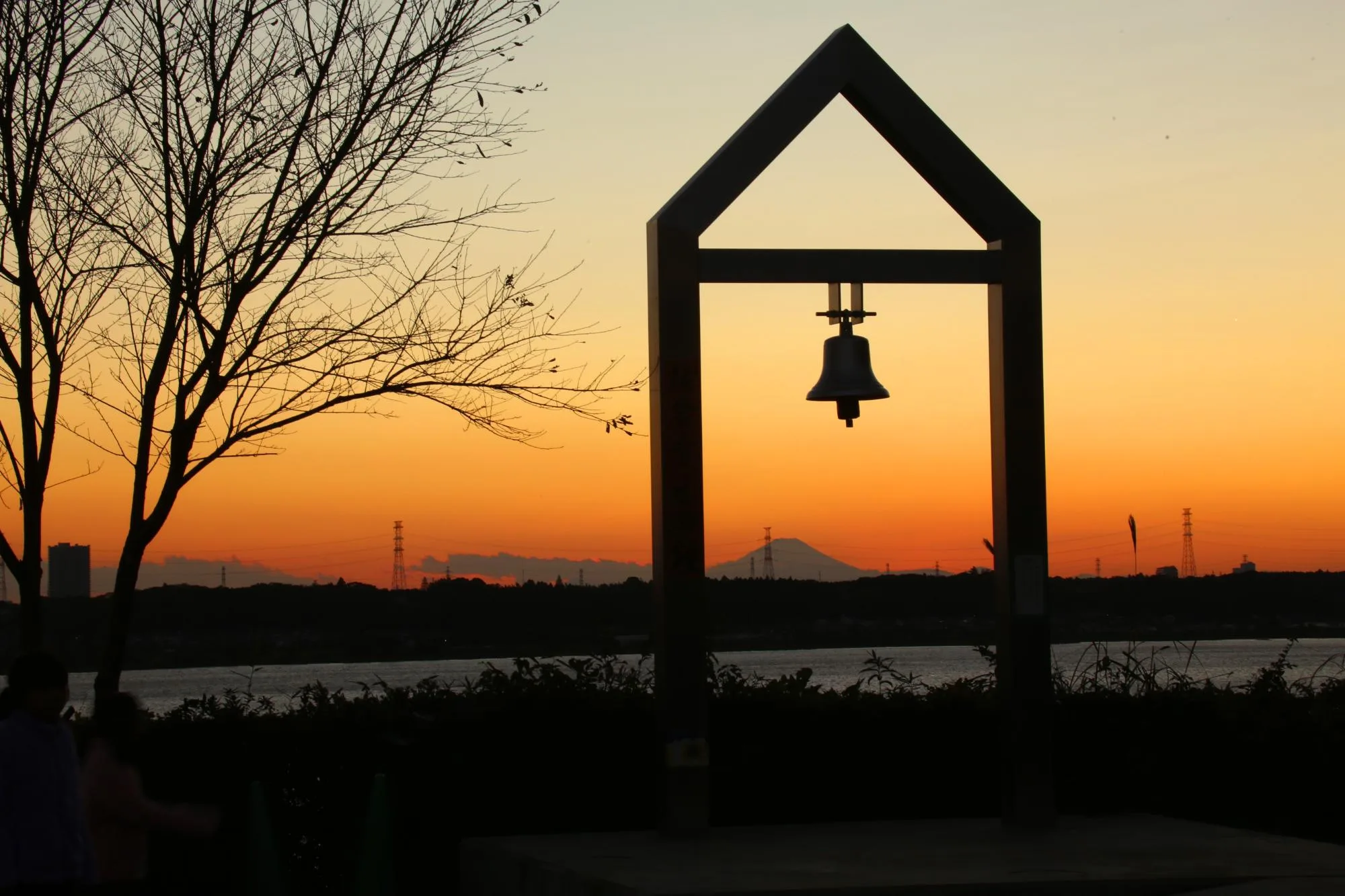 Inbanuma Sunset Hills in Japan