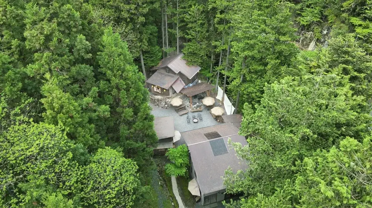 Hinoharafujikura Campground Hibara Village in Japan