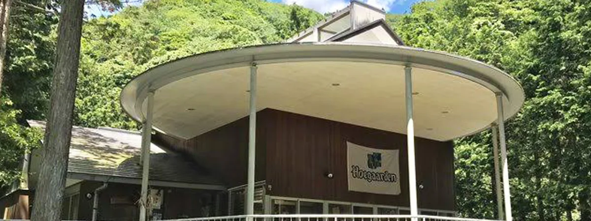 Kurhaus mountain hut in Japan
