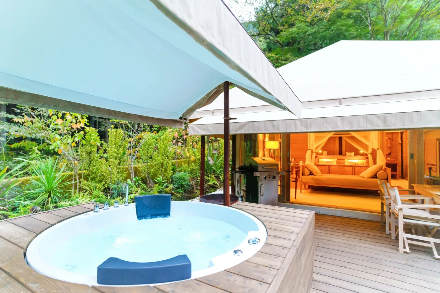 Keikoku Glamping Tent in Japan