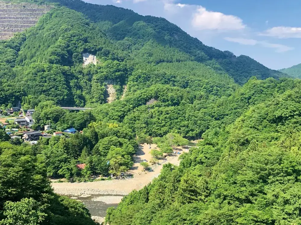 Shinto campsite in Japan