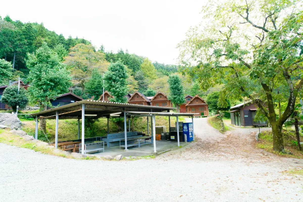 Aone Campsite Reception in Japan