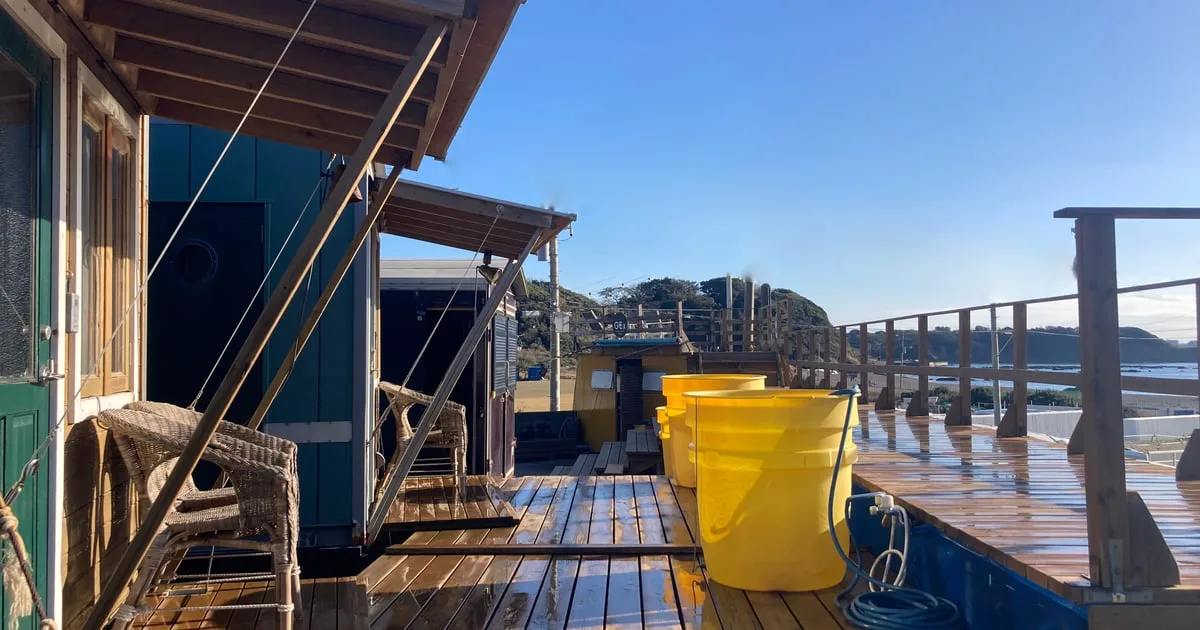 Seaside Nahama in Japan